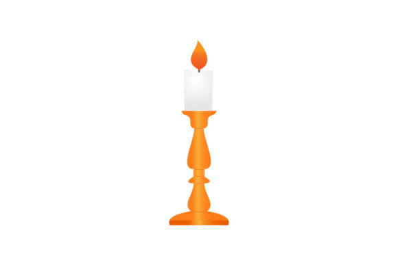 Candle Light Decorative Icon Graphics and Icons