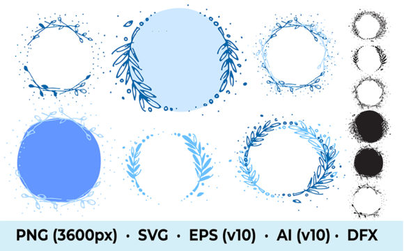 Dainty Wreaths 2: Graphics & Decorative Elements