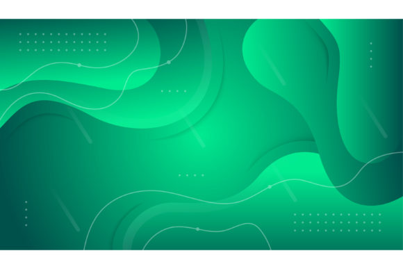 Liquid Green Background for Graphics and Backgrounds
