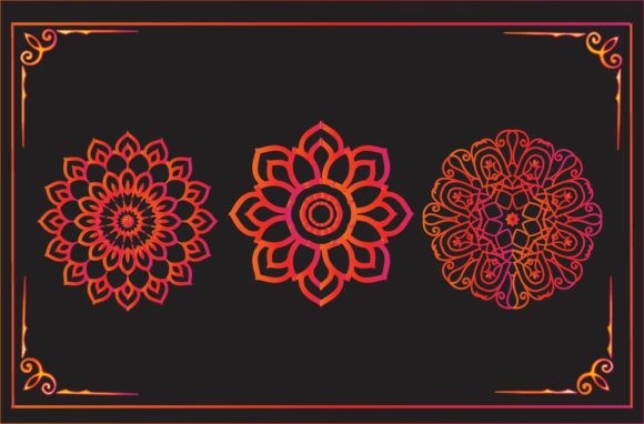 Mandala Graphic Design for Illustrations