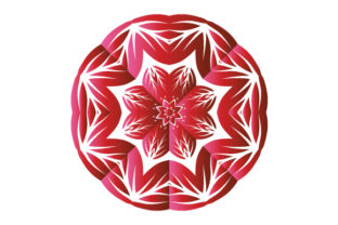 Red Mandala: Graphics for Creative Design