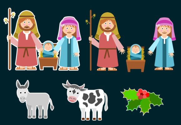 Vectorial File with Christmas Elements